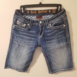 Rock Revival Bermuda Shorts Sherry